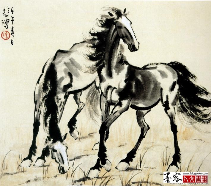 徐悲鸿绘画016