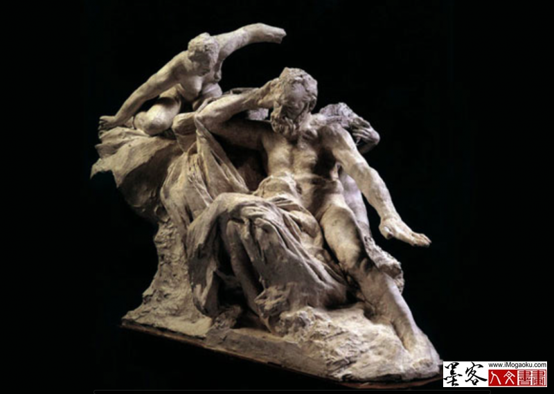 墨客人文书画之张晏中辑罗丹的雕塑92