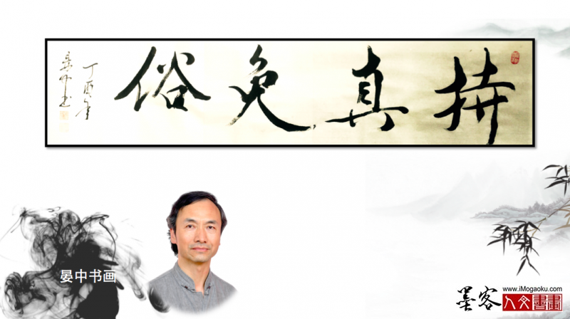 墨客人文书画之张彦中书法15