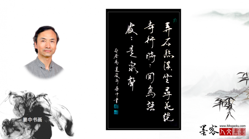 墨客人文书画之张彦中书法156