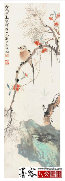 墨客人文书画之张彦中辑吴湖帆花鸟画21