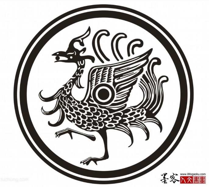 墨客人文书画之张彦中辑汉代瓦当图案001