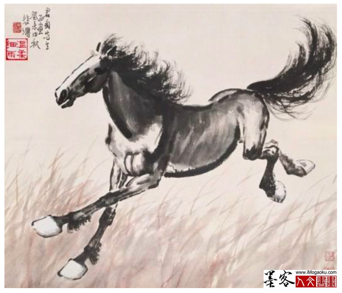 墨客人文书画之张晏中辑徐悲鸿画马23