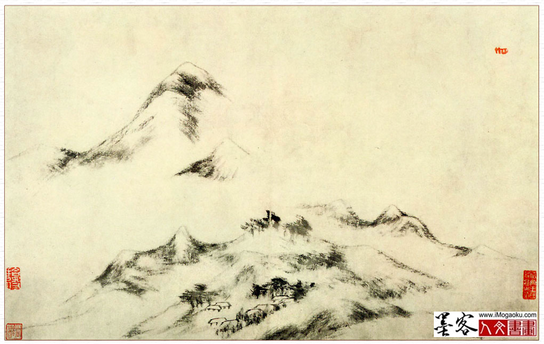 墨客人文书画之张彦中辑八大山人朱耷书画13