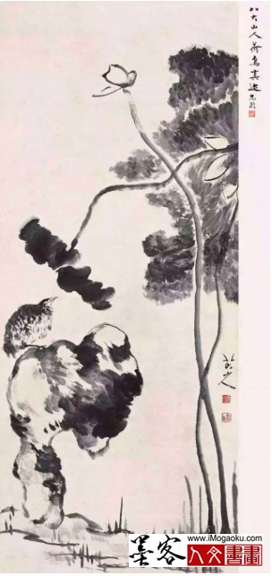 墨客人文书画之张彦中辑八大山人朱耷书画05