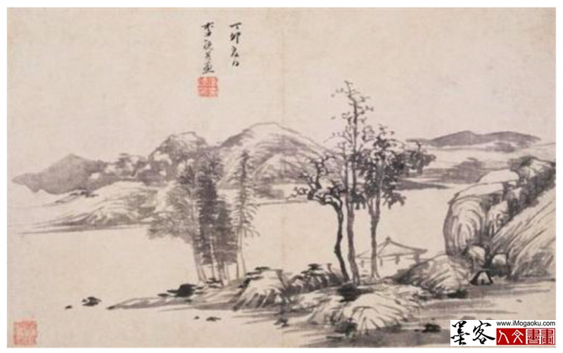 墨客人文书画之张彦中辑清王时敏绘画山水39
