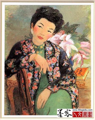 墨客人文书画之张彦中辑民国女画家潘良玉绘画 (37)