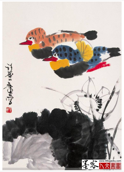 墨客人文书画之张彦中辑许麟卢国画 (44)