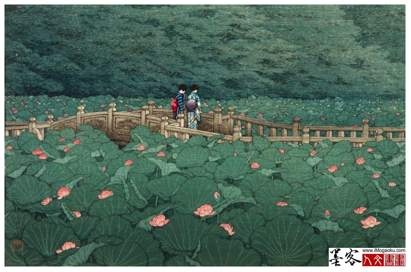 墨客人文书画之张彦中辑川濑巴水版画 (55)