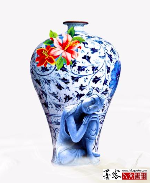 墨客人文书画之张晏中辑青花瓷 (23)