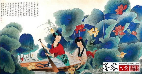 墨客人文书画之张彦中辑张大千人物画31