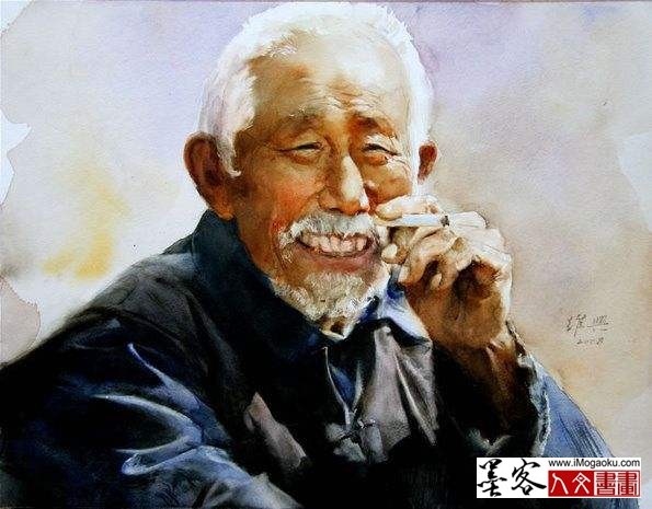 关维兴水彩人物画20