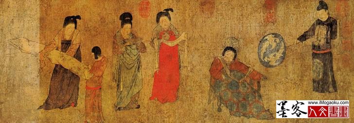 挥扇仕女图6