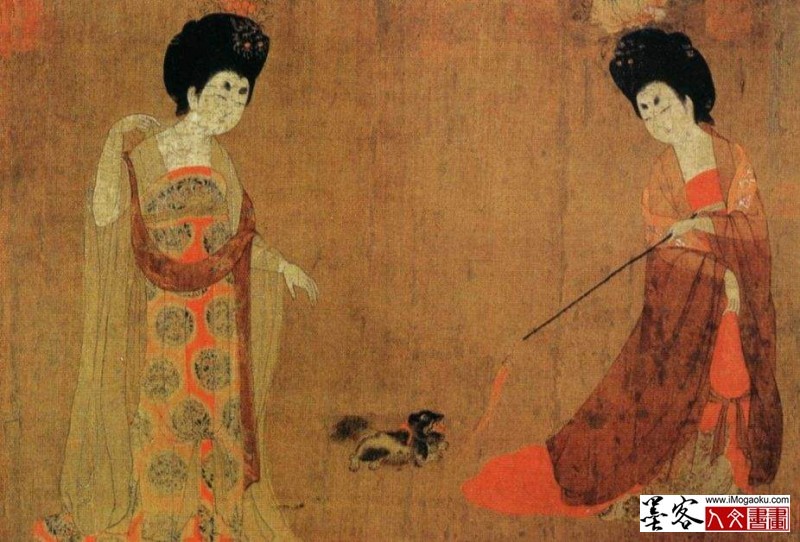 挥扇仕女图4