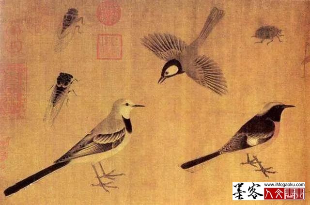 五代 黄筌 雪竹文禽图9