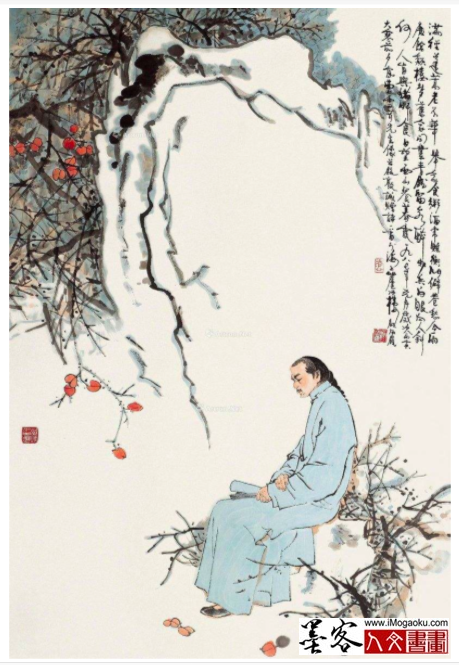 墨客人文书画之张彦中辑顾炳鑫人物画 (24)
