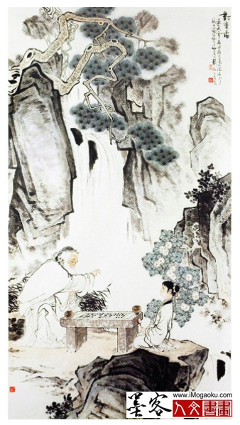 墨客人文书画之张彦中辑顾炳鑫人物画 (43)