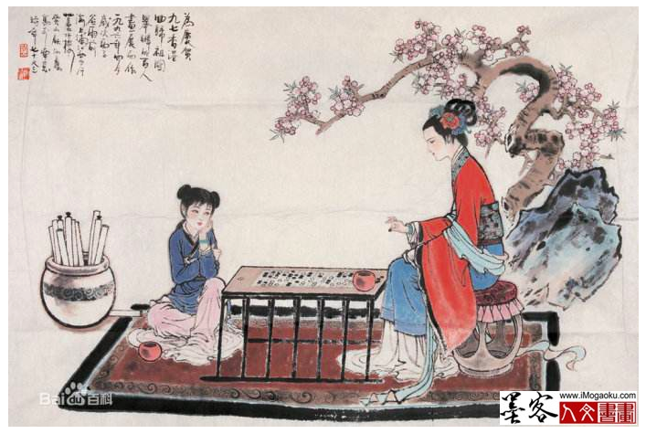 墨客人文书画之张彦中辑顾炳鑫人物画 (51)