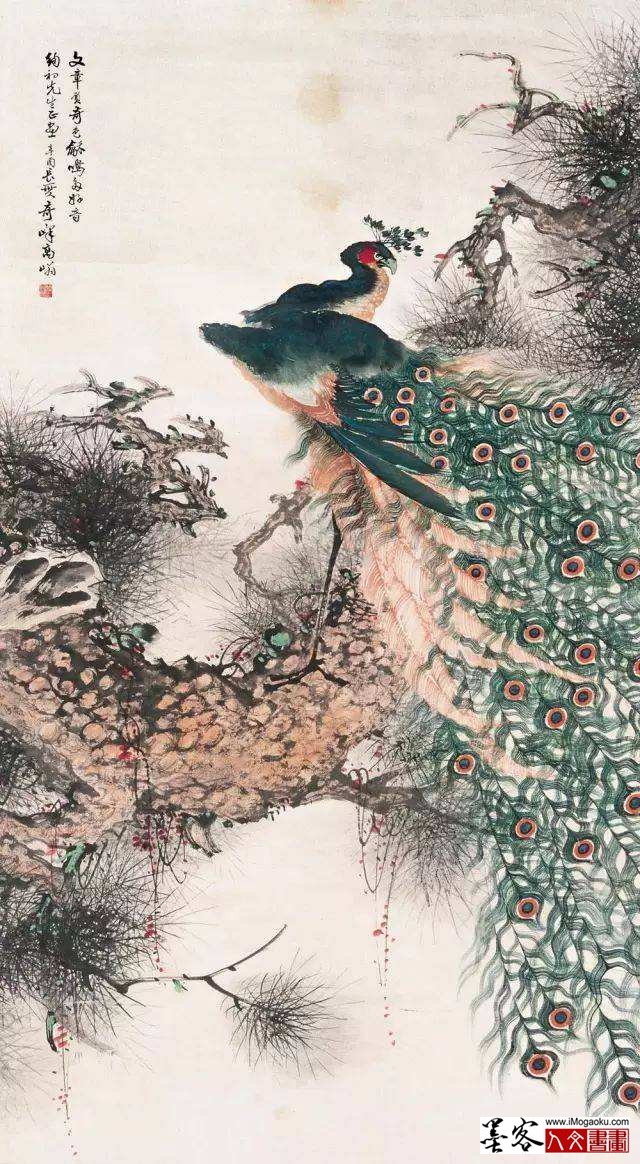 民国画家高奇峰国画4