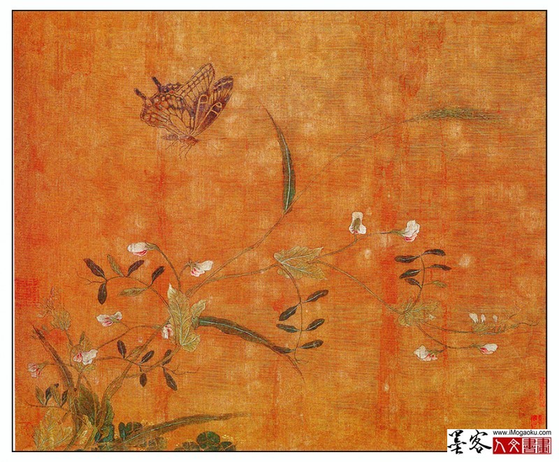 0116-C五代-黄居寀-花卉写生图册FD (12)w