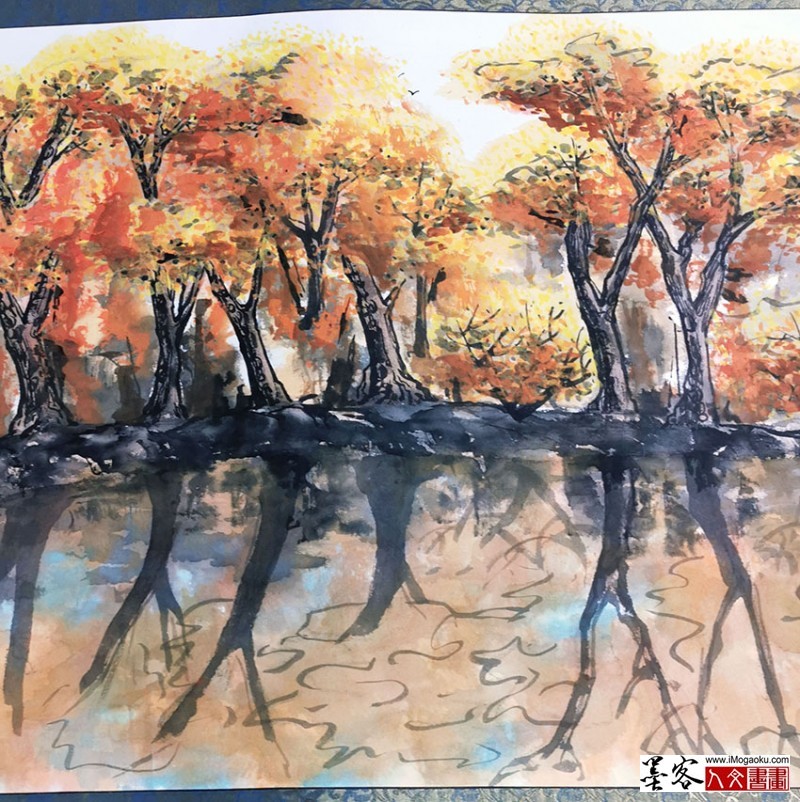张贝尔《万里河山图》 (1)W