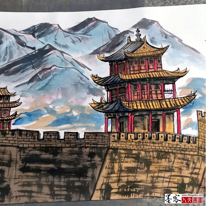 张贝尔《万里河山图》 (2)W