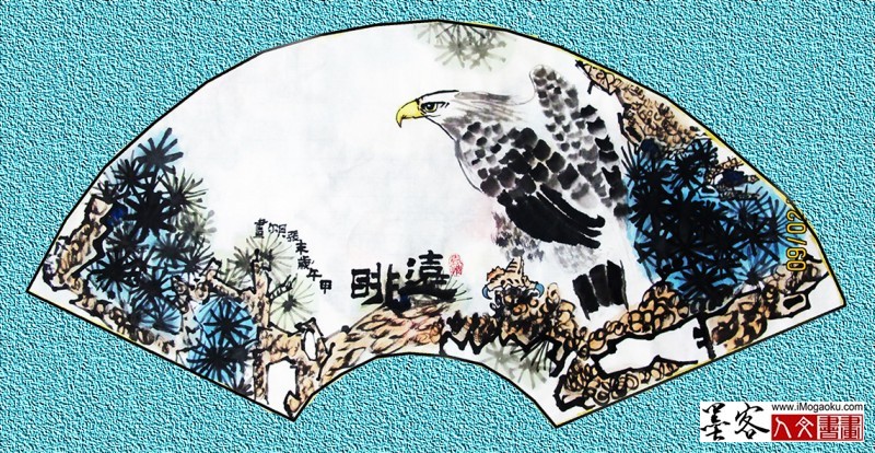张贝尔9岁国画远眺W